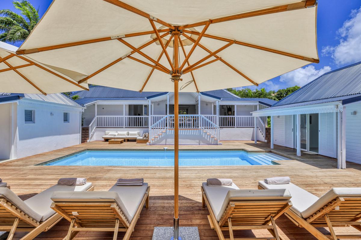 A louer villa 4 chambre Terres Basses Saint Martin_ Piscine - 5